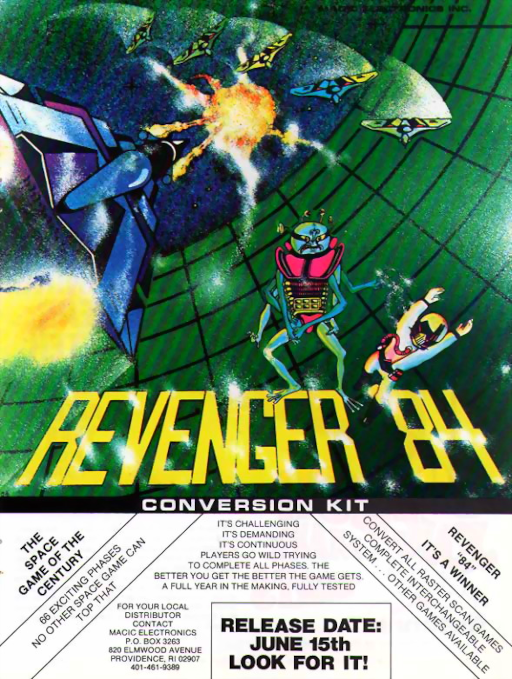 Revenger '84 (set 2) [Bad dump] Arcade Game Cover